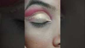 full cut crease eye's makeup tutorial #viral #before #after #makeup Sangeeta beauty parlour