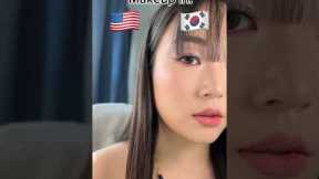 Korean vs American Makeup 🇰🇷🇺🇸