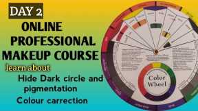 DAY 2 ONLINE PROFESSIONAL MAKEUP COURSE BASIC TO ADVANCE //How to cover dark circle// Shivani