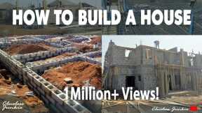 Building a House | Foundation | Footing | Beam | Slab | Lintel | RCC | Concrete | Blockwork | Roof