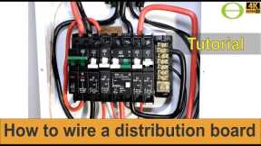 How to wire a distribution board with two neutral rails - tutorial (South Africa)