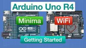 NEW Arduino Uno R4 Boards - Minima & WiFi