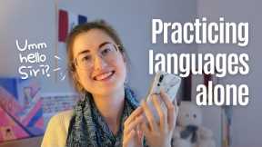 How I learn languages without native speakers nearby | Tips for practicing languages alone 🌎