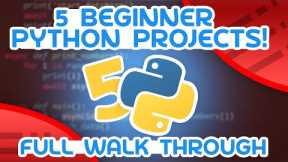 5 Mini Python Projects - For Beginners