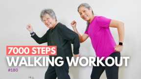 7000 Steps Walking Workout for Seniors & Beginners, Low Impact