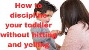 HOW TO DISCIPLINE YOUR TODDLER THE HEALTHYWAY #parenting#parentingtips#kids#intentionalparenting