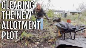 CLEAR MY NEW ALLOTMENT PLOT WITH ME / ALLOTMENT GARDENING FOR BEGINNERS