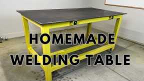 DIY Homemade Welding Table / Workbench with Accessory Mounting option pt1