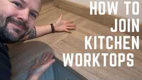 How to join a worktop with a masons mitre