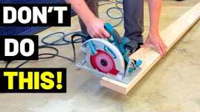 7 Most CONTROVERSIAL CUTTING Techniques in Carpentry + Woodworking! (Safe or Not Safe?!)