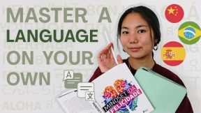 how to learn a language on your own as a busy student (self study guide)