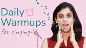 10 minute Warmup Exercise for all singers | VoxGuru ft. Pratibha Sarathy
