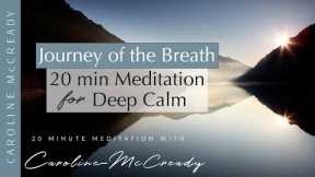 20 Min Breathing Meditation - Journey of the Breath | for Deep Calm and Letting Go