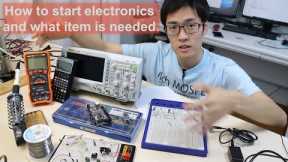 【For Beginner】How to start electronics and what item is needed