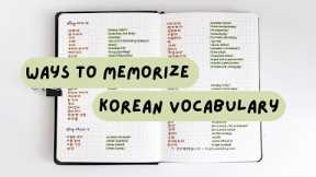 how i study and memorize korean vocabulary + free notion template | self-study korean