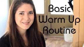 Freya's Singing Tips: Basic Vocal Warm up Routine (Exercises)