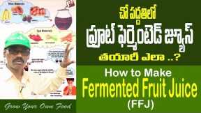 How to Make Fermented Fruit Juice (FFJ)