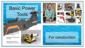 Basic Construction Power Tools - Trades Training Video Series