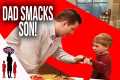 Dad loses control and smacks son |