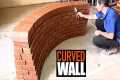 Building a Curved Brick Wall