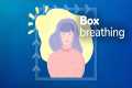 Box breathing relaxation technique: