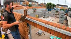 Bricklaying - Soldier Course over a lintel - part 6
