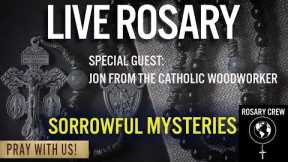 Live Rosary Special Guest: The Catholic Woodworker