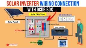 Solar Inverter Wiring Connection l Solar Panel DCDB Box  Connection l OFF Grid Solar System Wiring