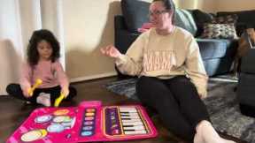 Review on 2-1 music mat with drum sticks