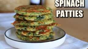 Spinach Patties - Good Healthy Recipe for Babies & Toddlers