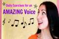Singing: daily exercises for an