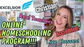 ACCREDITED CHRISTIAN ONLINE HOMESCHOOLING PROGRAM 👌| Excelsior Classes Review 2024!