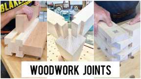 Thirteen woodwork joints that do not need screws or nails