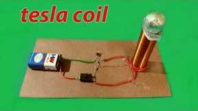 Make a mini Tesla coil (Easy to make)