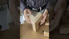 Step-by-Step Guide: Making Strong Wood Joints without Nails #shorts #carpentry #joinery