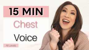 CHEST VOICE Vocal Warm Up Exercises to prepare for belting