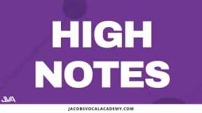 Daily Vocal Exercises For Singing High Notes