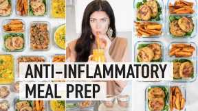 5 DAY ANTI-INFLAMMATORY MEAL PREP | Anti-Inflammatory Foods to Reduce Bloating & Inflammation