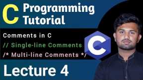 Master Comments in Your Code - C Programming Tutorial For beginners | Tutorial #4
