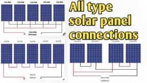 Solar Panels in Series and Parallel | how to connect solar panel in series or parallel