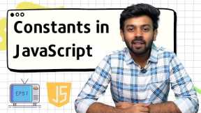 Constants in Java Script | JS for Beginners - 7 | code io - Tamil