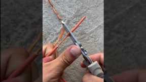 Do you know the correct method of stranded wire?