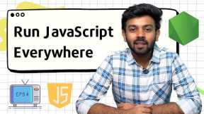 Node JS Setup run code in terminal | JS for Beginners - 4 | code io - Tamil