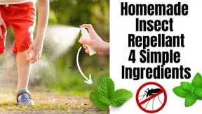 Homemade Insect Repellent || Two Ingredients Directly From Your Garden || No Chemicals And Safe!