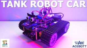 All In One ESP32 Tank Smart Robot Car | WIFI APP | Acebott QD004 Tank Robot Car Expansion Pack
