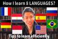 How I learned 8 Languages by myself - 