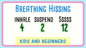 😮‍💨Breathing Hissing Exercise for Singers - 12 Seconds