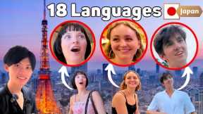 Shocking EVERYONE in Tokyo by Speaking All the Languages! 🇯🇵