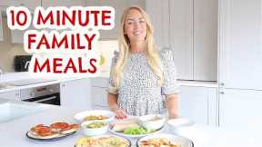 10 MINUTE FAMILY MEALS THAT YOU'LL LOVE! 😋 5 FAST DINNER IDEAS  |  Emily Norris