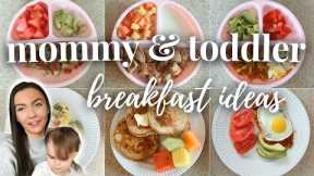 HEALTHY MOMMY AND TODDLER BREAKFASTS | Mom Breakfast Ideas 2022 | Taylor Marie Motherhood